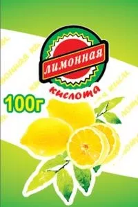 Лимонная кислота КУБАНСКАЯ ЗАБАВА 100 г