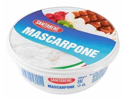Сыр SANTABENE "Маскарпоне" 250 г 80%