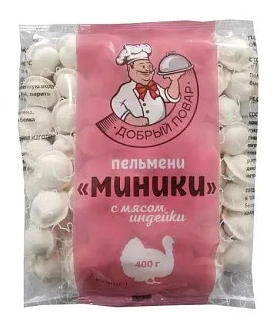 Пельмени ДОБРЫЙ ПОВАР с мясом индейки 400 г