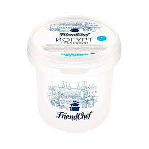 Йогурт FRIENDCHEF греческий без наполнителя 3 кг 7%