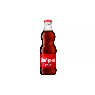 Напиток ДОБРЫЙ "Кола" сильногазированный 0.25 л с/б