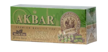 Чай черный AKBAR "Дубайский шоколад" 25х1,5г