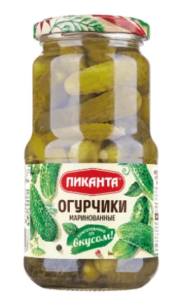 Огурцы ПИКАНТА маринованные 460 г