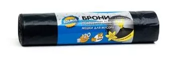 Мешки для мусора SOLROS с завязками бронированные  120 л 10 шт