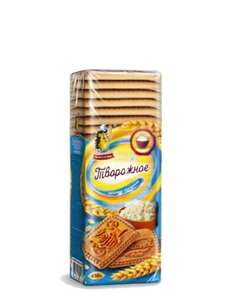 Печенье КОНДИТЕРСКИЕ ИЗДЕЛИЯ МОРОЗОВА "Творожное" 430 г