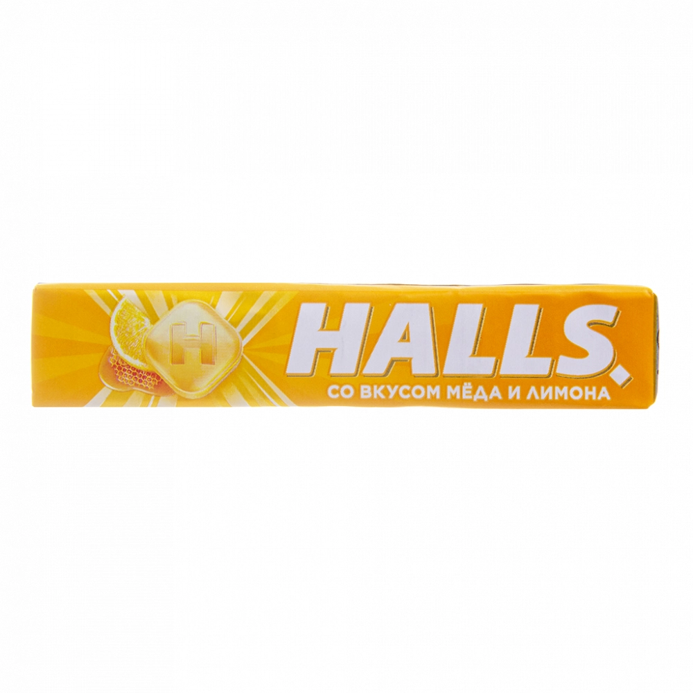 Карамель леденцовая HALLS Мед и лимон 25 г