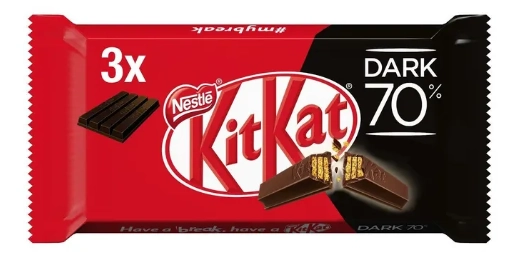Батончик NESTLE "KitKat Dark chocolate" темный шоколад с хрустящей вафлей 41.5 г