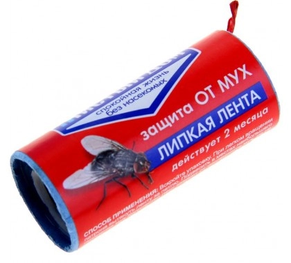 Лента липкая ЧИСТЫЙ ДОМ "Защита от мух"