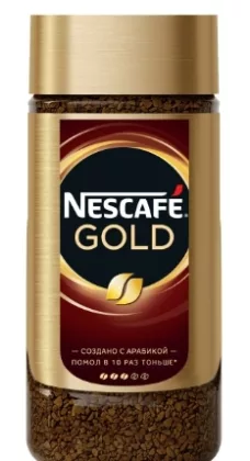 Кофе растворимый NESCAFE Gold 190 г