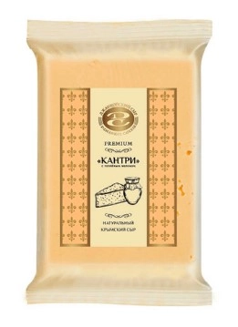 Сыр ДЖАНКОЙСКИЙ СЫР "Кантри" со вкусом топленого молока" 200 г 50%