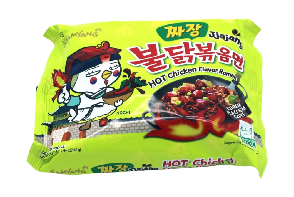 Лапша SAMYANG "Hot Chicken" со вкусом острой курицы бульдак и бобовый соус 140 г