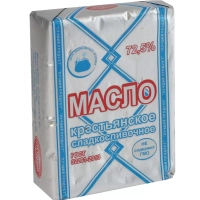 Масло сливочное ЛУЧШИЙ ПРОДУКТ "Крестьянское" 180 г 72,5%