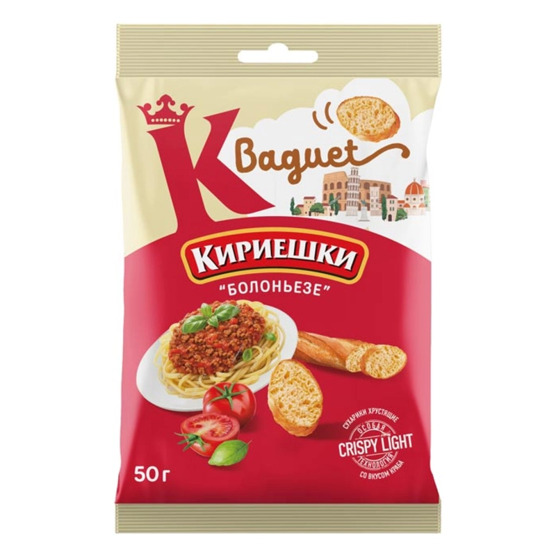 Сухарики Кириешки Baguet 50г/32 Болоньезе