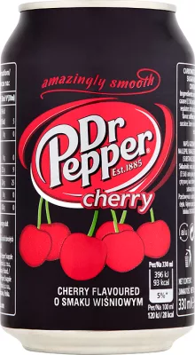 Напиток DR PEPPER Cherry сильногазированный 330 мл