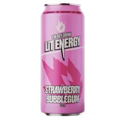 Напиток энергетический LIT ENERGY "Strawberry Bubblegum" 0.45 л