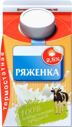 Ряженка ВОЛЖАНОЧКА 450 г 2,5%