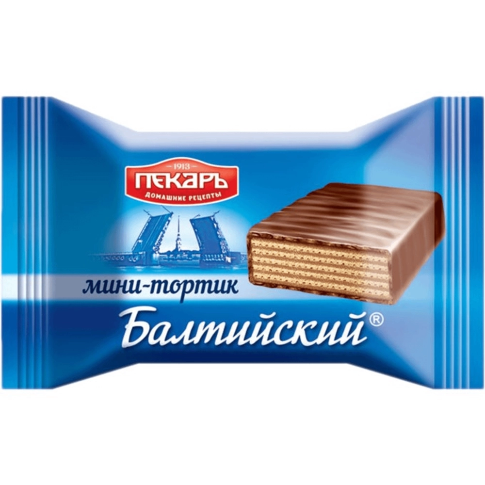 Конфеты ПЕКАРЬ "Мини-тортик Балтийский" вафельные 1 кг