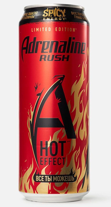 Напиток энергетический ADRENALINE "Rush Spicy Energy" 449 мл