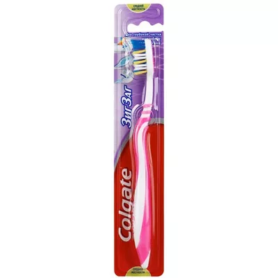 Зубная щетка Colgate ЗигЗаг средняя уп.1
