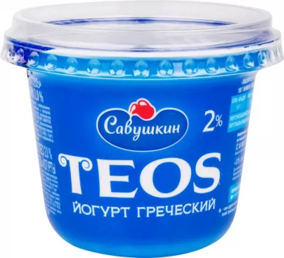 Йогурт  САВУШКИН "Teos Греческий" 250 г 2%
