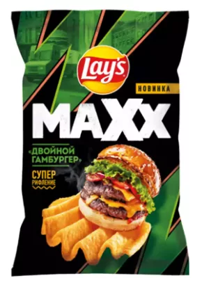 Чипсы LAY'S MAXX "Двойной гамбургер" 100 г
