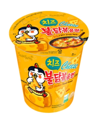 Лапша быстрого приготовления SAMYANG "Hot Chicken" со вкусом курицы и сыра 70 г