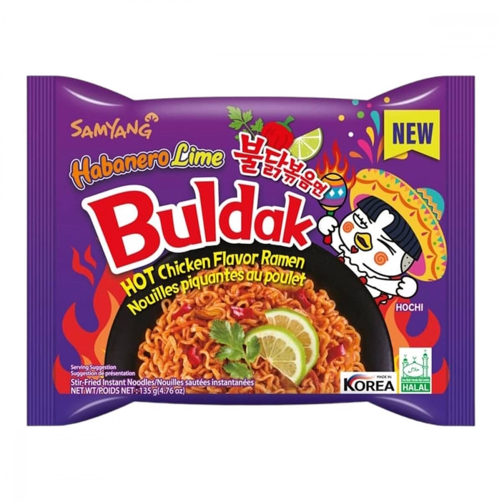 Лапша SAMYANG со курицы острого перца и лайма 135 г