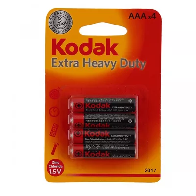 Батарейка Kodak Extra R03 AAA BL4 Heavy Duty 1.5V (4/48/240/54000)