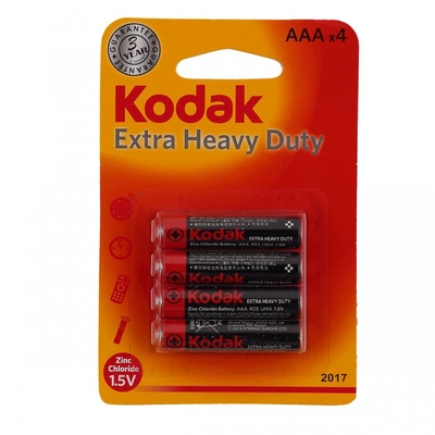 Батарейка Kodak Extra R03 AAA BL4 Heavy Duty 1.5V (4/48/240/54000)