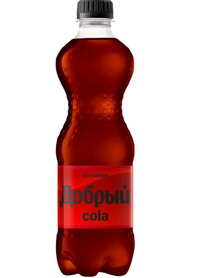 Напиток ДОБРЫЙ Cola без сахара газированный 0,5 л