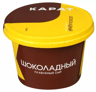 Сыр КАРАТ плавленый шоколадный 230 г 30%
