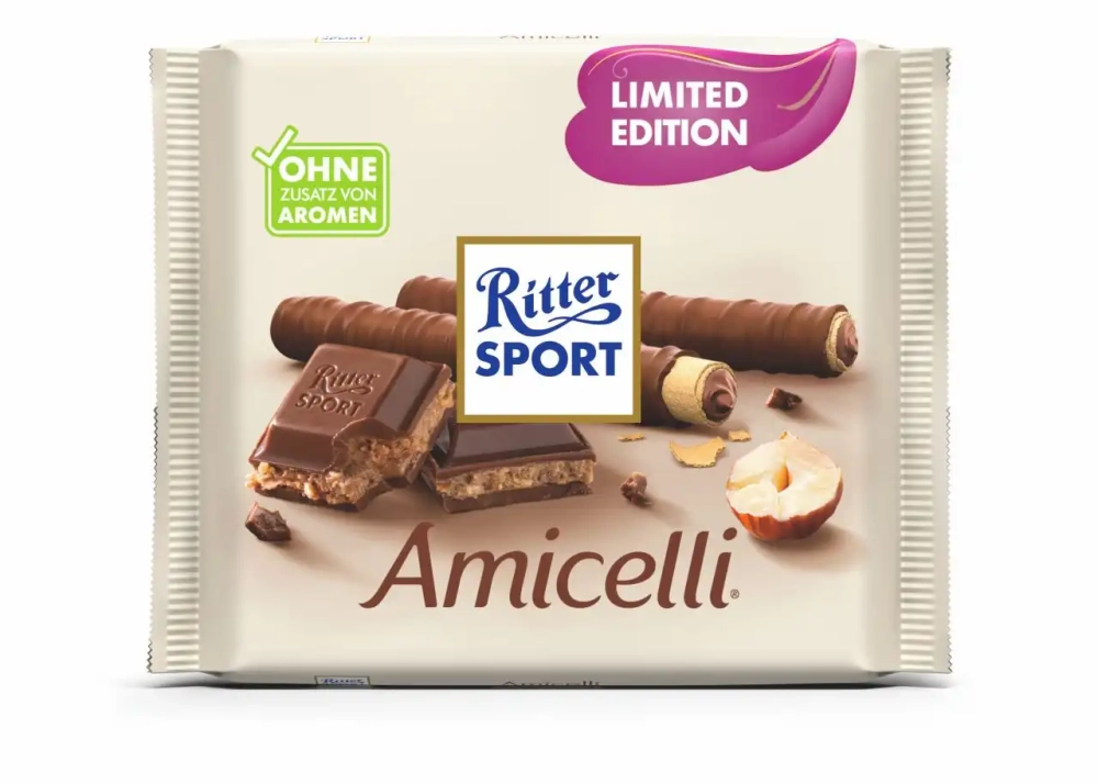 Шоколад RITTER SPORT "Вафля и ореховый крем " 100 г
