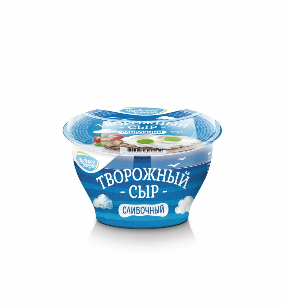 Сыр ЧУДСКОЕ ОЗЕРО творожный сливочный 150 г 60%