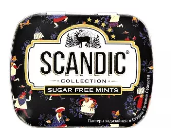 Драже SCANDIC "Клубничный микс" без сахара 14 г