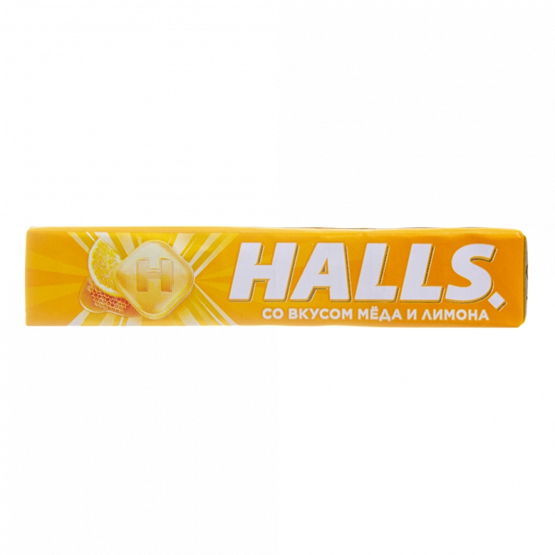 Карамель леденцовая HALLS Мед и лимон 25 г