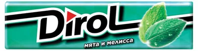 Жевательная резинка DIROL мята и мелисса 13.6 г