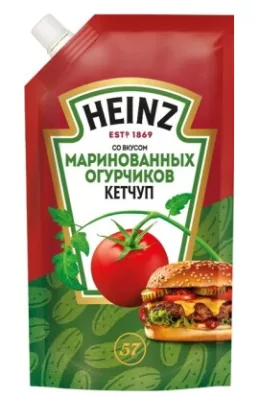 Кетчуп HEINZ со вкусом маринованных огурчиков 320 г