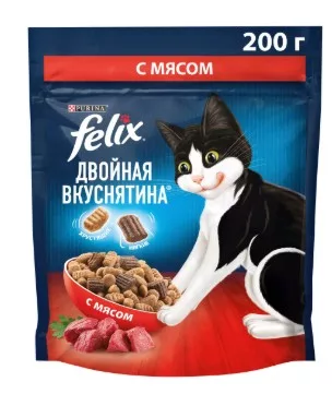 FELIX "Двойная вкуснятина" с говядиной 200 г