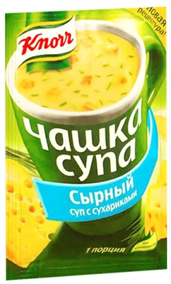 Суп KNORR "Чашка супа" сырный с сухариками 15.6 г