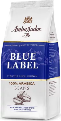 Кофе в зернах AMBASSADOR Blue Label 200 г