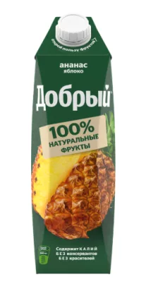 Нектар ДОБРЫЙ ананас-яблоко 1 л