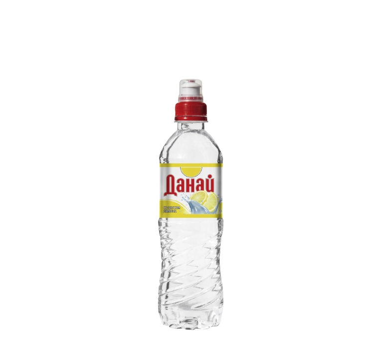 Напиток ДАНАЙ со вкусом лимона безалкогольный негазированный, со спортивной крышкой