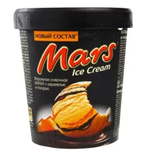 Мороженое MARS с карамелью и глазурью 315 г 14,2%