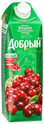 Нектар ДОБРЫЙ яблоко-вишня-черноплодная рябина 1 л