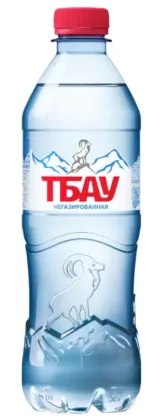 Вода минеральная ТБАУ природная столовая негазированная 0.5 л