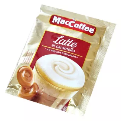 22Г НАПИТОК КОФЕЙНЫЙ MACCOFFEE LATTE КАРАМЕЛЬ