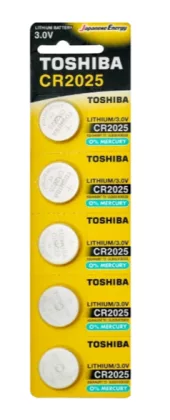 Батарейка TOSHIBA CR2025 литиевая 1бат