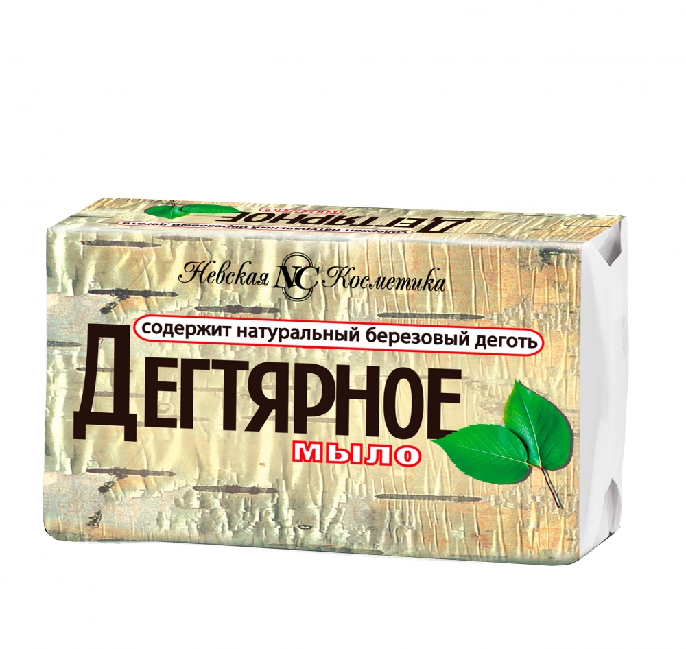 Невская Косметика Мыло туалетное Дегтярное упаковка 140 г