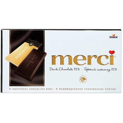 Шоколад STORCK "Merci" горький 100 г