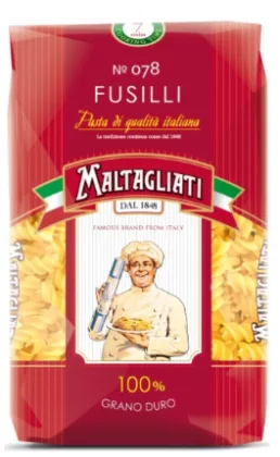 Макаронные изделия MALTAGLIATI "Fusilli" спираль № 078 450 г